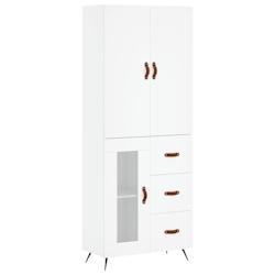 Helloshop26 - Buffet bahut commode armoire meuble de rangement organisateur cuisine salle de séjour salon haut 69,5 x 34 x 180 cm 02_0032654 - 300021_0