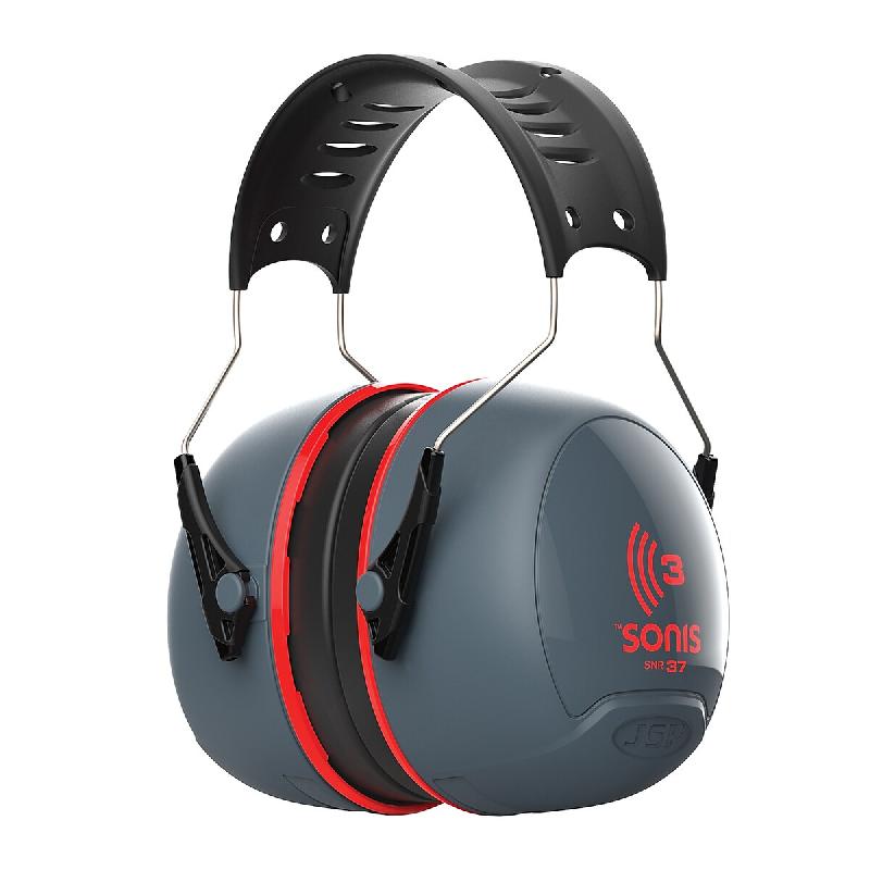JSP SAFETY Casque Anti-Bruit Sonis 3 - 37 Db Gris - Taille unique multicolore multi-matériau 5038428261944_0