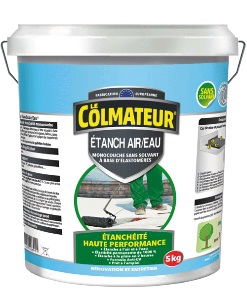 Le colmateur® etanch air/eau monocouche sans solvant à base d'élastomères_0