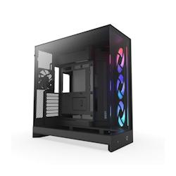 Nzxt H9 Flow Rgb (cm H92fb R1) Dual Chamber Mid Tower Case W Rgb Fans All Bla - 5056547207667_0