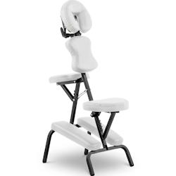 Physa - Physa Chaise De Massage Assis Pliante Pliable Portative Table Professionnelle Matériel À Domicile PHYSA MONTPELLIER WHITE (Acier, - blanc 40_0