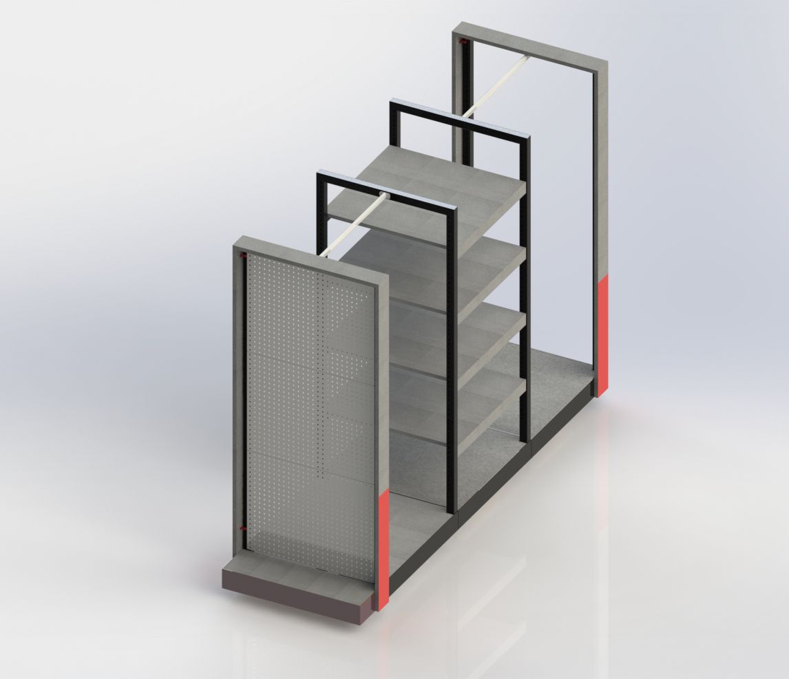 Rayonnage de magasin, éléments de mise en avant des produits - PLV_0