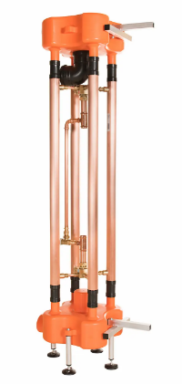 Récupérateur de chaleur collectif vertical passif - Hauteur limitée 1900mm à 2730mm - ReQup-Plus Multi II_0