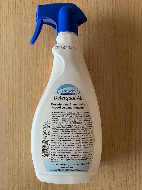 Spray de 750 ml Désinfectant surfaces et antiseptie de la peau - DSF-HD01/SP_0