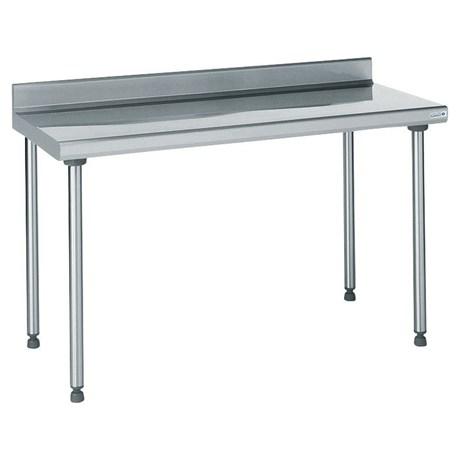 TABLE INOX ADOSSÉE LONGUEUR 1000 MM