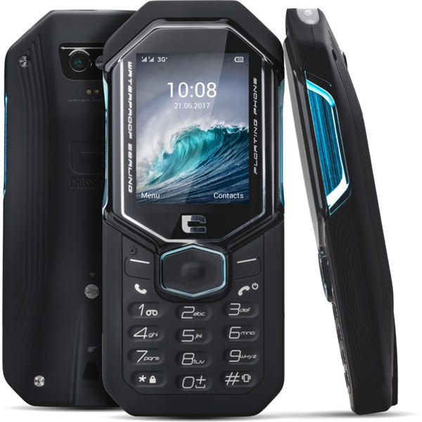 TÉLÉPHONE PORTABLE DE CHANTIER ÉTANCHE AVEC CLAVIER PACK PRO SHARK-X3 NOIR CROSSCALL