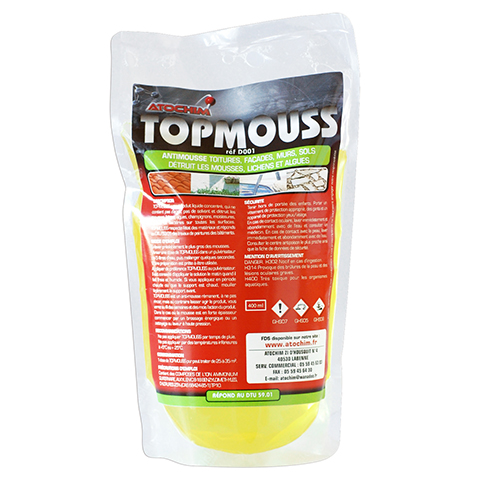 Fongicide-Algicide Topmouss Dose - Hyper Concentré, Sans Acide ni Solvant, 400ml_0