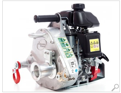 Treuil de tirage portatif thermique PCW5000 - Honda GXH-50 cc - 1000 kg - Cabestan 57 mm_0