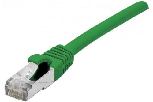 Câble RJ45 3m Cat6 Snagless Vert LSOH - Blindage SF/UTP (S-FTP), Contacts Or, Dexlan_0