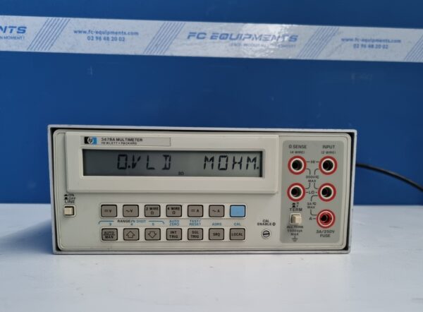 Multimètre numérique KEYSIGHT TECHNOLOGIES (Agilent / HP) 3478A - 5 1/2 digits - Interface IEEE 488_0