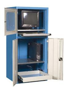 Armoire de protection informatique standard - Métallique - Écran cathodique - Fermeture sécurisée_0