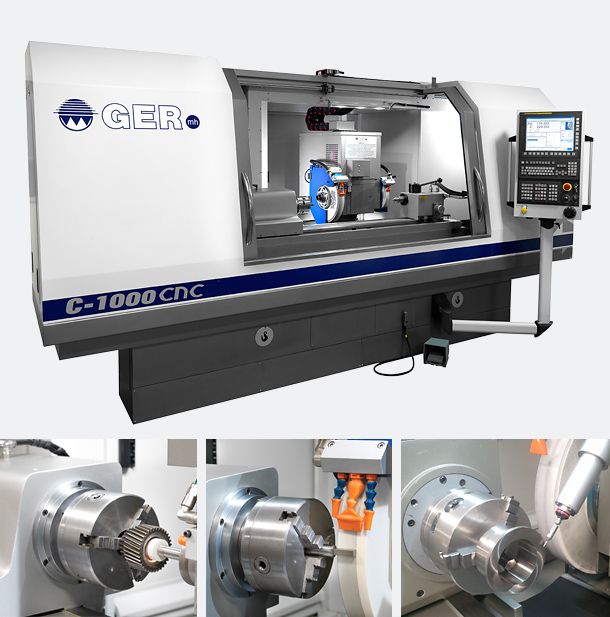 C-CNC - Rectifieuse cylindrique GER - Pour pièces jusqu'à 1000 mm de longueur, 275 mm de diamètre et 100 kg_0