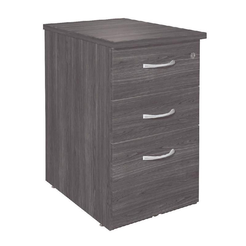 CAISSON MÉLAMINÉ NF ENVIRONNEMENT HAUTEUR BUREAU CÈDRE - H.72 X L. 42 X P. 80 CM