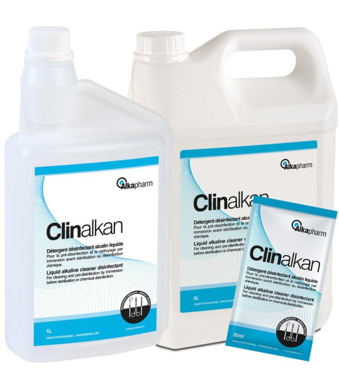 Clinalkan détergent désinfectant alcalin Alkapharm - bidon 5L pour dispositifs médicaux et surfaces_0