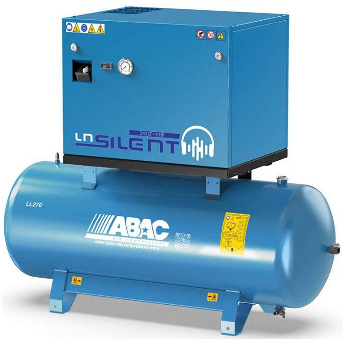 Compresseur d'air silencieux cylindres fonte 270 litres ABAC - 11574546_0