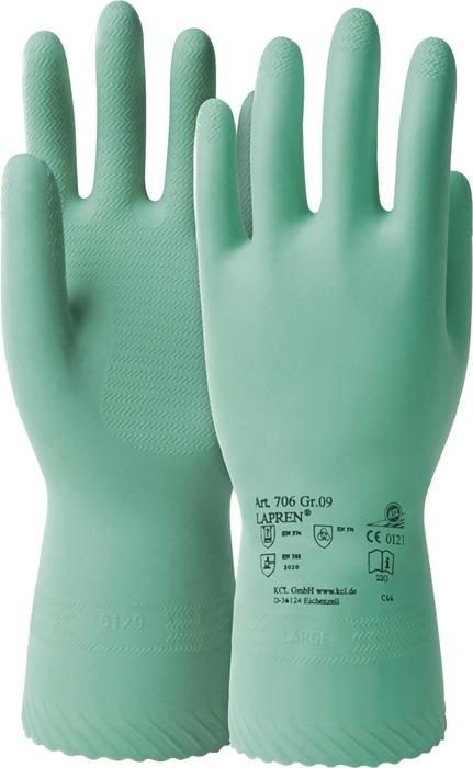 Gant de protection chimique Lapren 706 taille 10 vert EN 388, EN 374 catégorie EPI III HONEYWELL_0