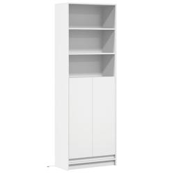 Helloshop26 - Buffet bahut commode armoire meuble de rangement organisateur cuisine salle de séjour salon haut avec LED 69 x 32,5 x 02_0032215 - 3000_0