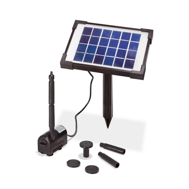 Kit Pompe Solaire Bassin Avec Filtre Premium 2500l-50w