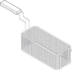 Panier pour friteuse professionnelle gaz et électrique, 1/2 - C12FR_0