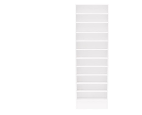 Rayonnage pour pharmacie simple face H233 L73 P22cm - 10 niveaux - Blanc - Fabriqué en France_0
