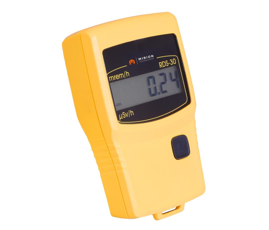 Radiamètre portable digital RDS-30 - Mirion - pour débit de dose gamma en μSv/h avec alarmes visuelles et sonores_0