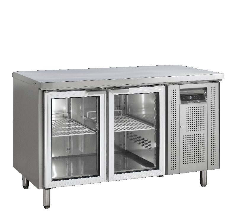 Refroidisseur de comptoir GN1/1 TEFCOLD CK7210G - Inox 304 - Froid ventilé - Dégivrage automatique_0