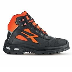 U-Power - Chaussures de sécurité hautes résistantes SPIRIT - Environnements exigeants - RS S3 WR HI HRO SRC CI Noir / Orange Taille 35 - 35 noir ma_0