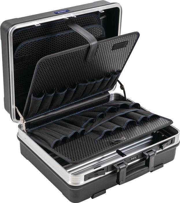 Valise rigide PROMAT - L500xP225xH430mm - 34,3L - plastique ABS - monture aluminium avec protection des arêtes_0