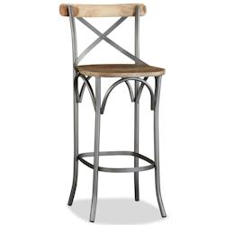 VidaXL Tabouret De Bar Bois De Manguier Massif - 244593_0