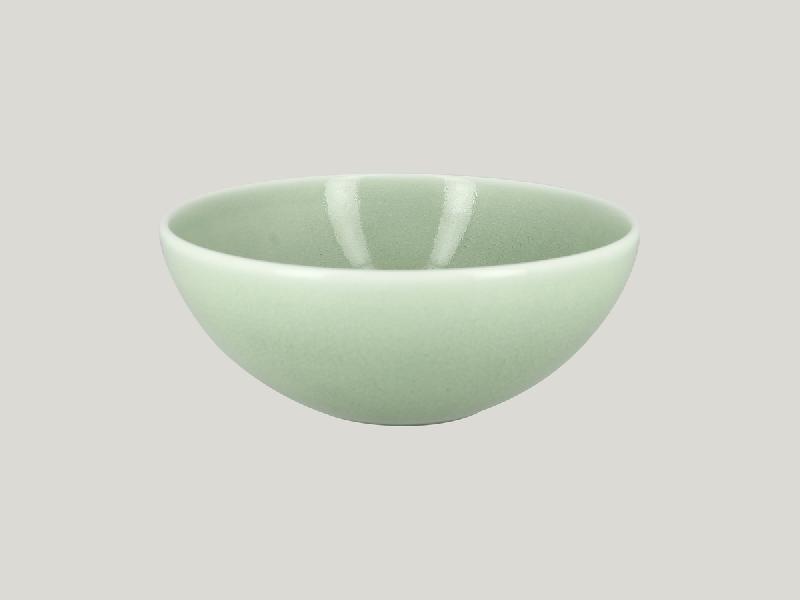 BOL ROND VERT PORCELAINE Ø 20 CM VINTAGE RAK