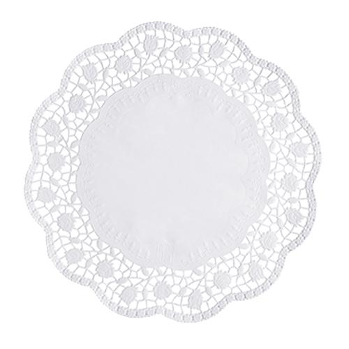 250 DENTELLES PAPSTAR, RONDES, Ø 32 CM, BLANCHES