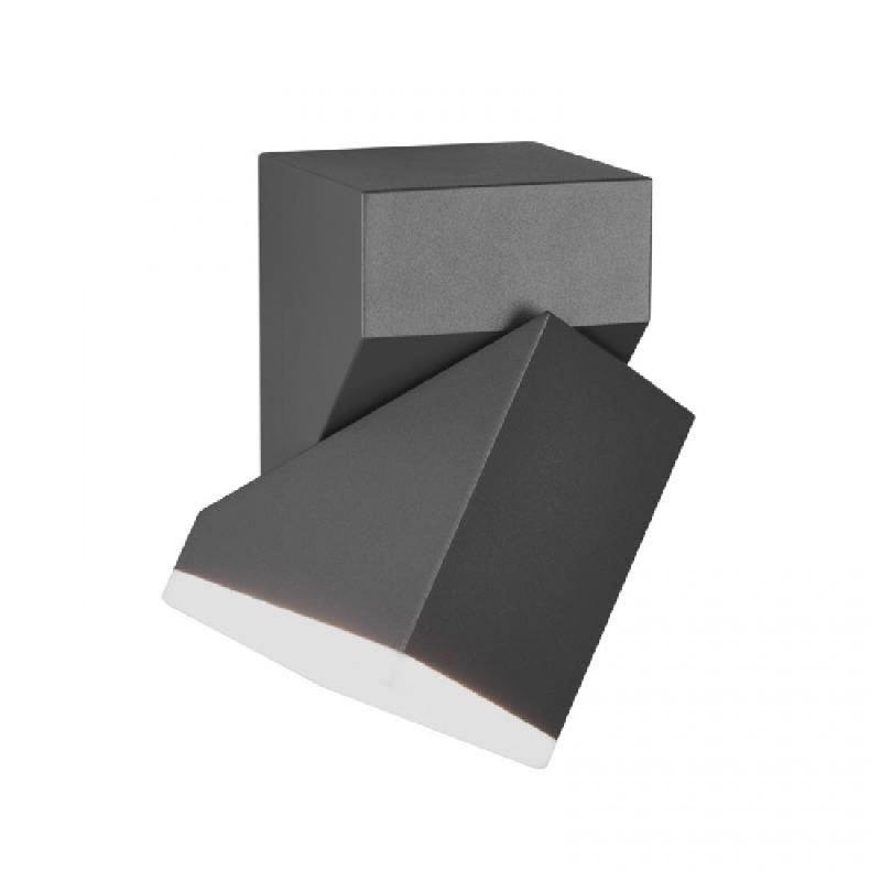 Applique murale Led extérieure inclinable simple - Trio - Avon - aluminium 4017807529111_0