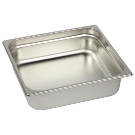 Bac Gastro Inox AISI 304 GN 2/3 Plein H. 100 mm - Gastroland - 3701666001963_0