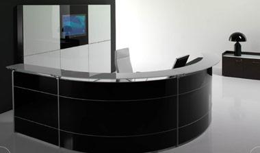 Banques d'accueil FOR MEX - laque noire_0