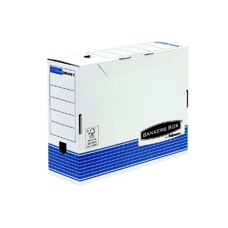 BOÎTE ARCHIVES AUTOMATIQUE BANKERS BOX - DOS 15 CM - LOT DE 10