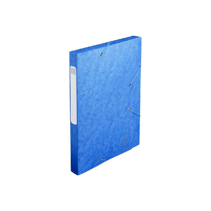 BOÎTE DE CLASSEMENT EXACOMPTA NATURE FUTURE DOS 25MM CARTE BLEU - LOT DE 25