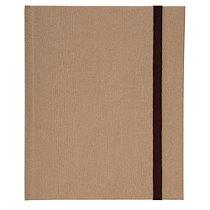 CARNET NATURE 170X110, 192 PAGES LIGNÉES - MARRON