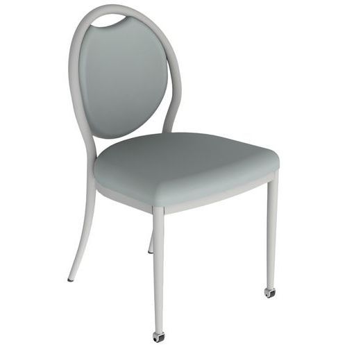 CHAISE 260 MOBILE ALU ASS/DOS GINKGO PIERRE 4P GRIS 9006 - MOBIDECOR