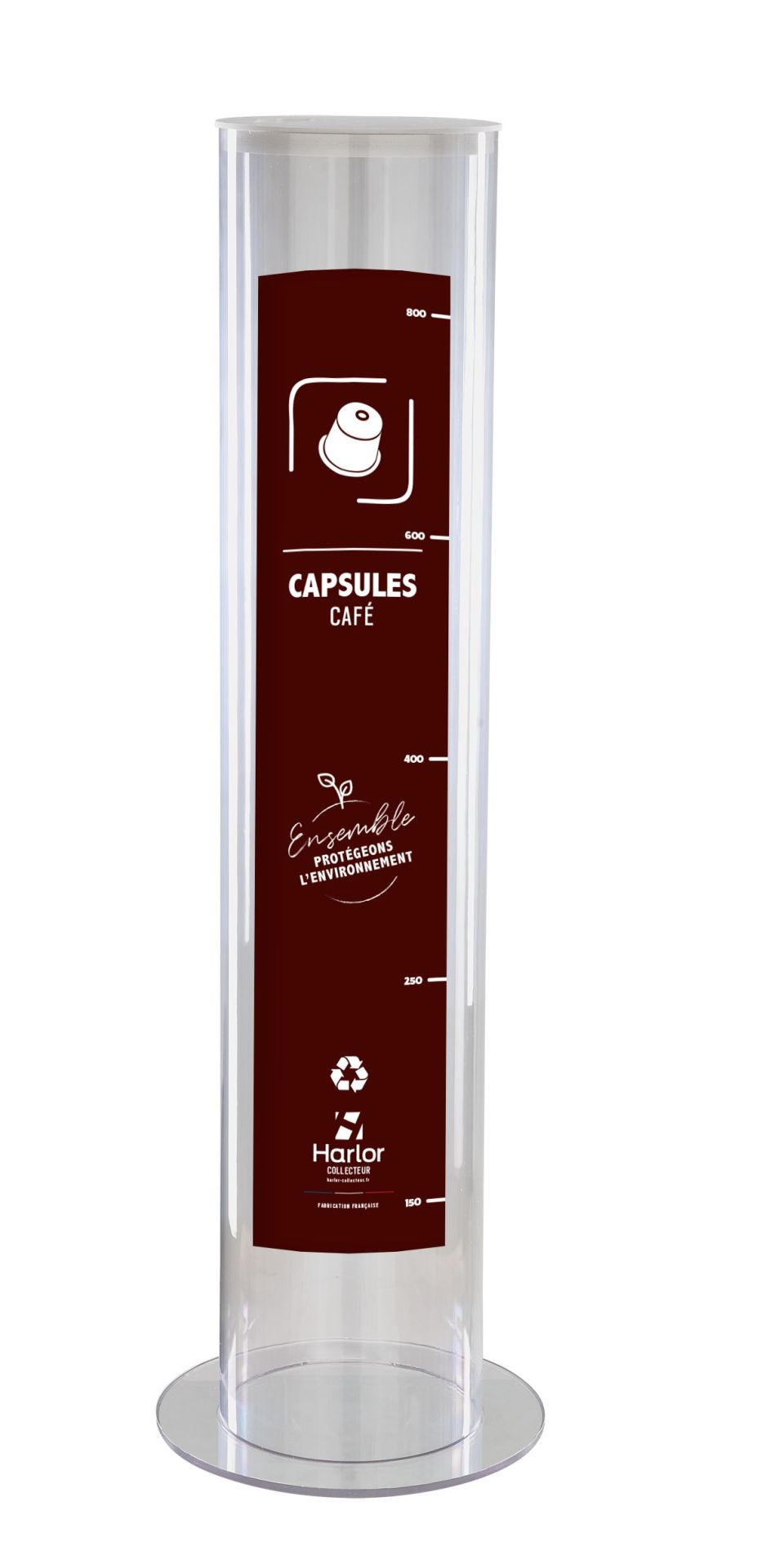 Collecteur pour capsules de café en vrac - polycarbonate - 5.5L ou 30L - fabrication française_0