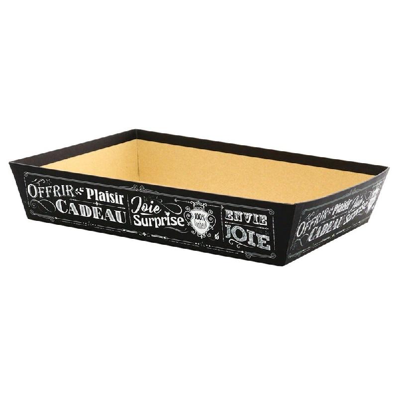 Corbeille carton rectangle 