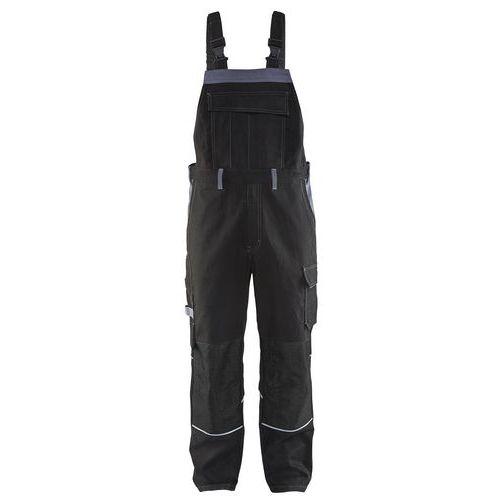 COTTE À BRETELLES RETARDANT-FLAMME NOIR/GRIS TAILLE 52C - BLAKLADER