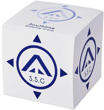 Cube bloc-notes mémo Block-Mate 100 x 100 - 1A blanc - 1050 feuilles 100x100mm - Impression personnalisée_0