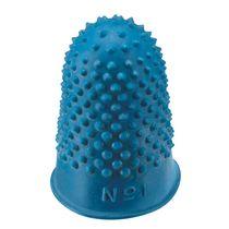 DOIGTIERS CAOUTCHOUC 17 MM N° 1 BLEU - SACHET DE 12
