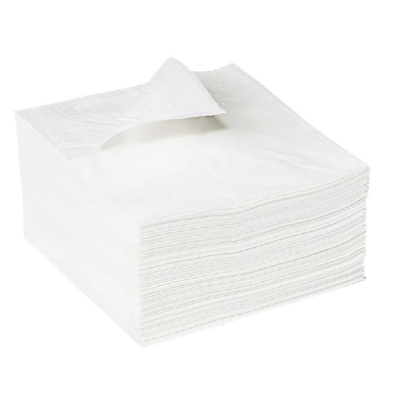 DUNI SERVIETTE DE TABLE BLANCHE
