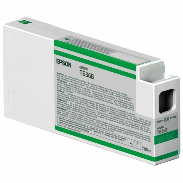 Cartouche d'encre pigmentaire Epson - Vert - 700ml pour traceurs Stylus Pro 7890/7900/9890/9900/7700/9700_0
