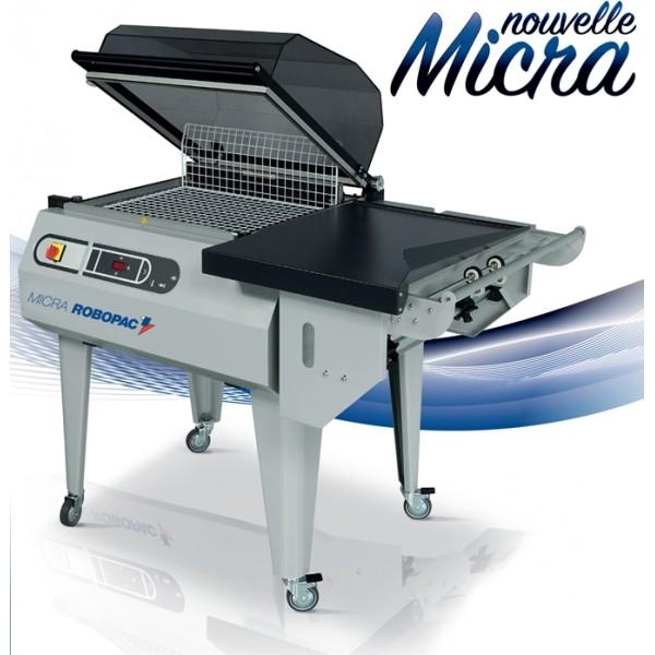 Fardeleuse sous cloche MICRA M & MICRA L - soudure en L et thermo-rétraction pour films PP, PVC, Polyoléfine_0