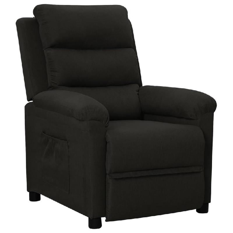 Fauteuil inclinable Noir Tissu Modèle Wervellaix - 342341_0
