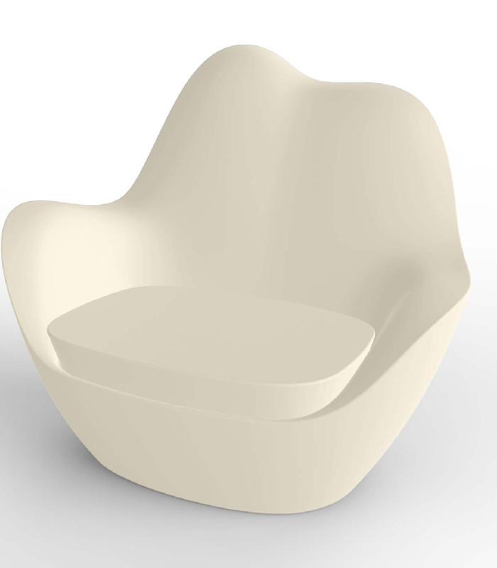 Fauteuil lounge in & out SABINAS  - crème_0