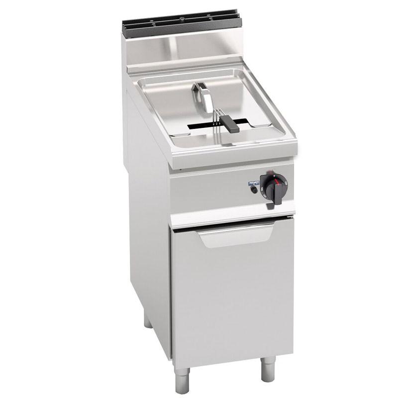Friteuse à gaz professionnelle 10 litres sur meuble_0