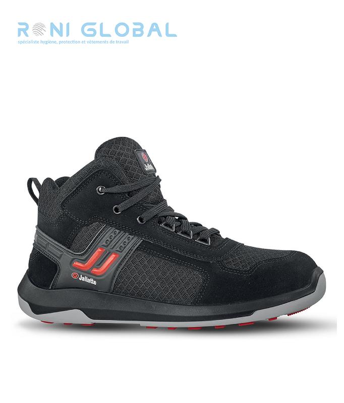 Chaussure montante de sécurité type urban sport S1P HRO SRC - Jalartemis Jallatte - cuir velours et textile respirant_0